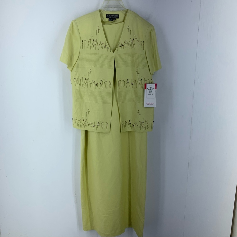 Vtg Cynthia Howie‎ 8 Dress Set Embroidered Cottage Core 90’s Y2K Modest NEW